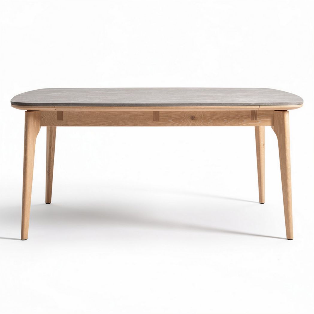 Eettafel van massief hout geschikt voor eetruimtes 150 x 90 x 75cm