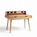 Houten bureau met opbergruimte en lades 120 x 60 x 75cm